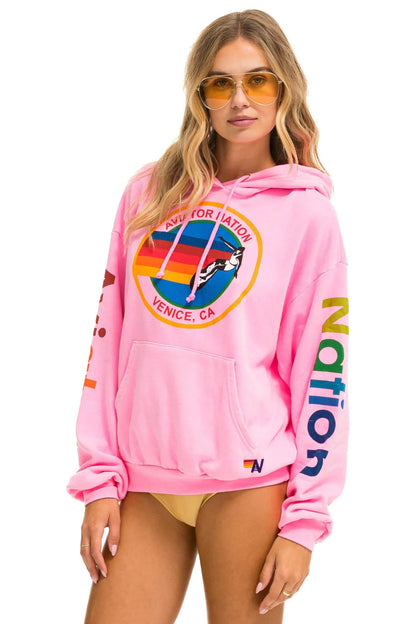 Aviator Nation - Pullover Hoodie - Neon Pink