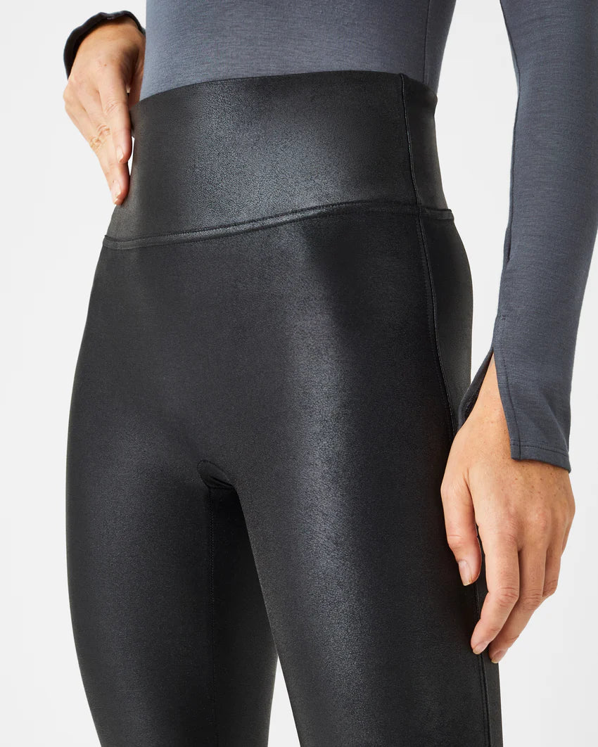 Spanx - Faux Leather Leggings - Black – Spinout