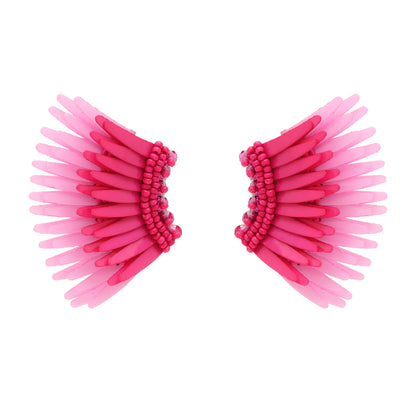 Mignonne Gavigan - Mini Madeline Earrings - Garnet/Pink
