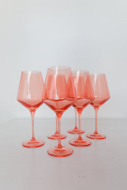 Estelle Colored Wine Stemware (Set of 6)