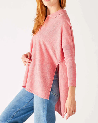 MerSea - Catalina Polo Sweater - Sea Pink