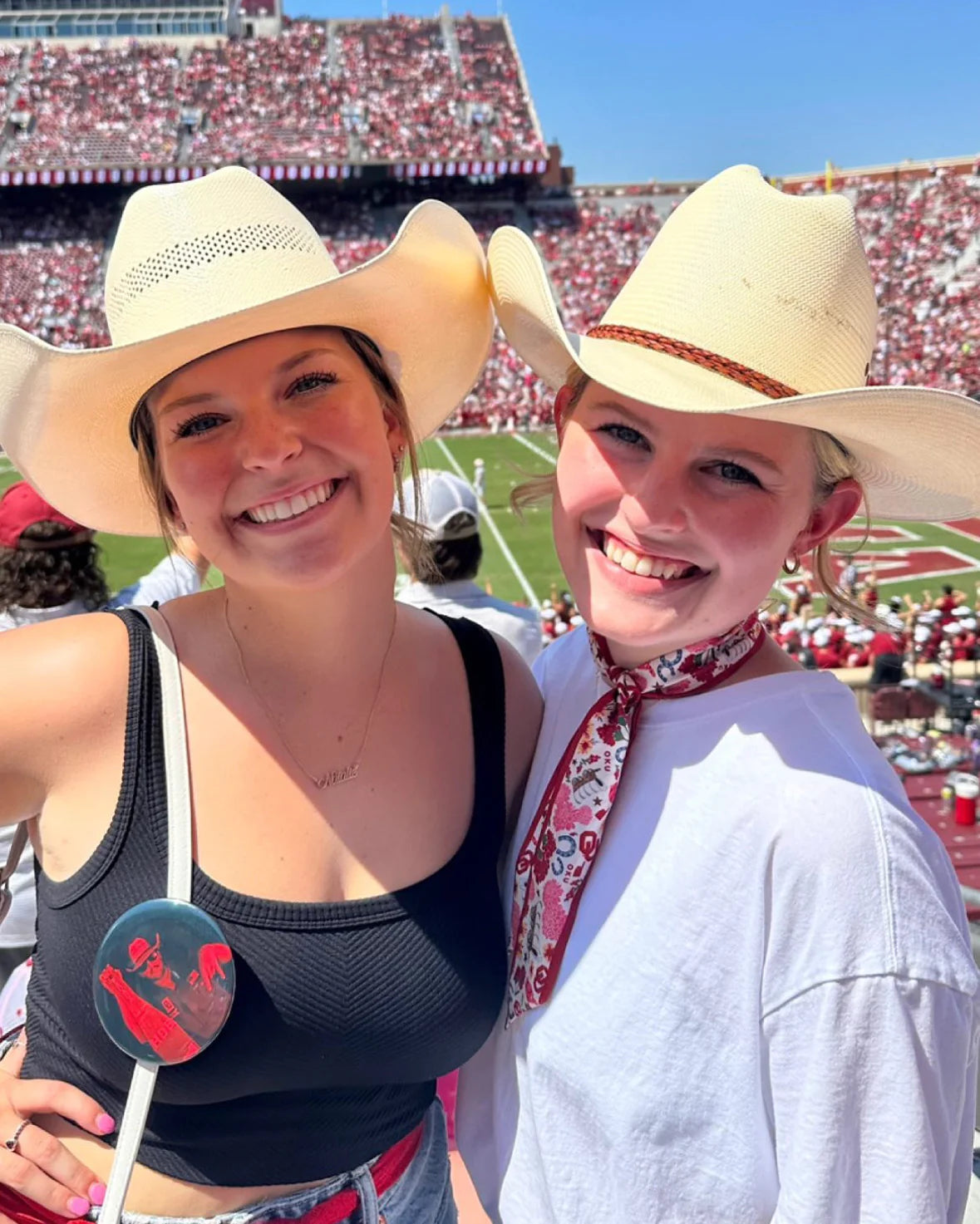 Saturday Silks - Oklahoma Sooners Skinny Scarf