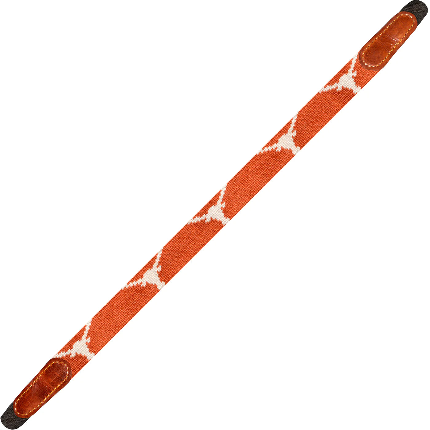 Texas (Burnt Orange) Needlepoint Sunglass Strap