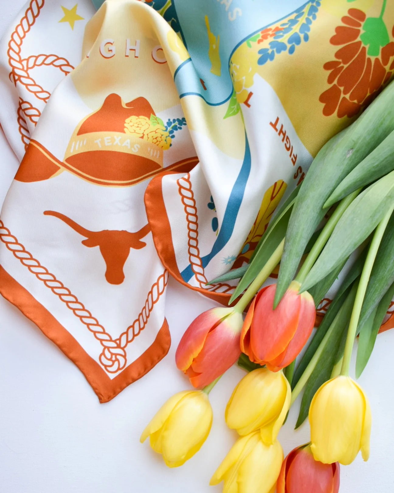 Saturday Silks - Texas Longhorn Saturday Scarf™