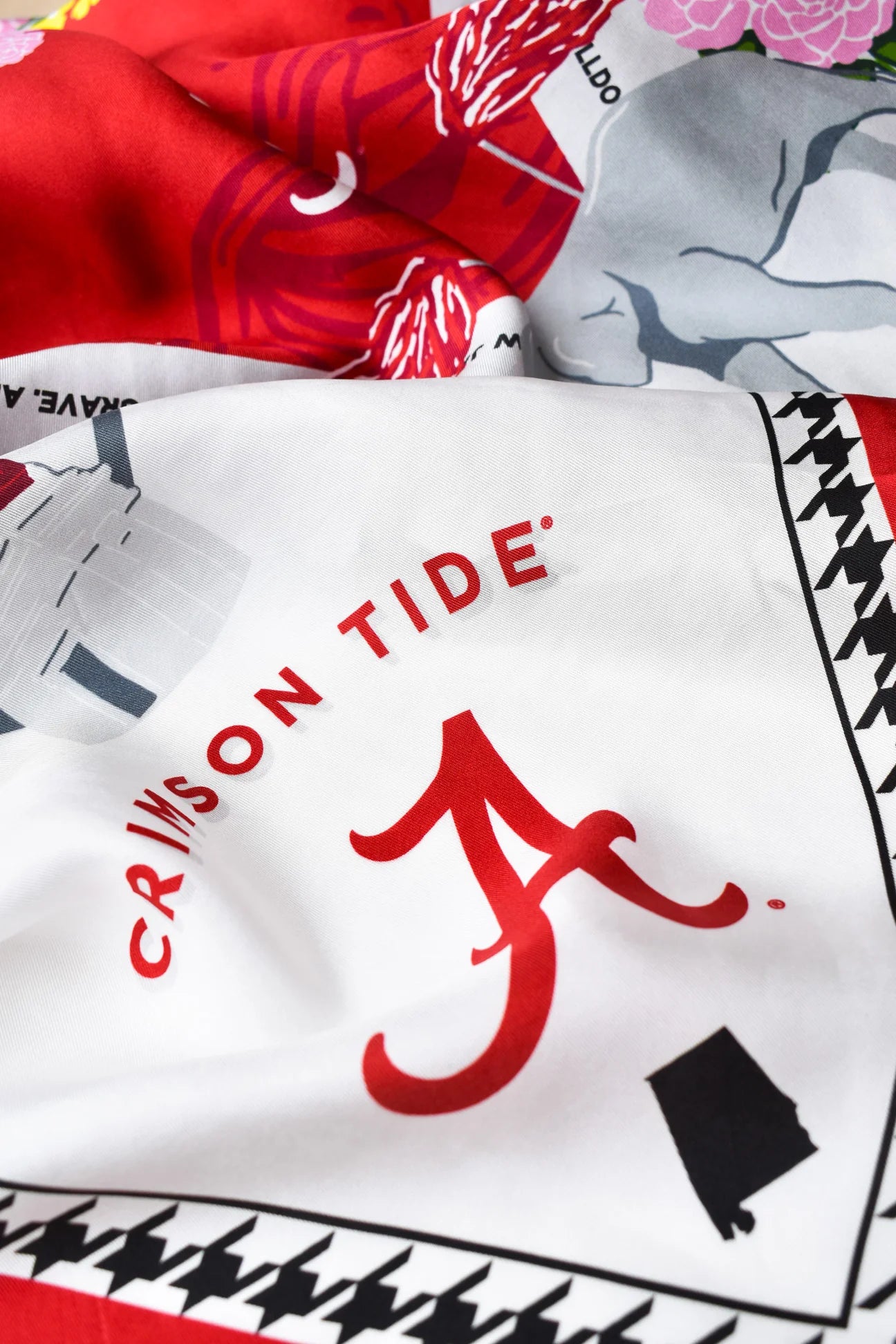 Saturday Silks - Alabama Crimson Tide Saturday Scarf™ – Spinout