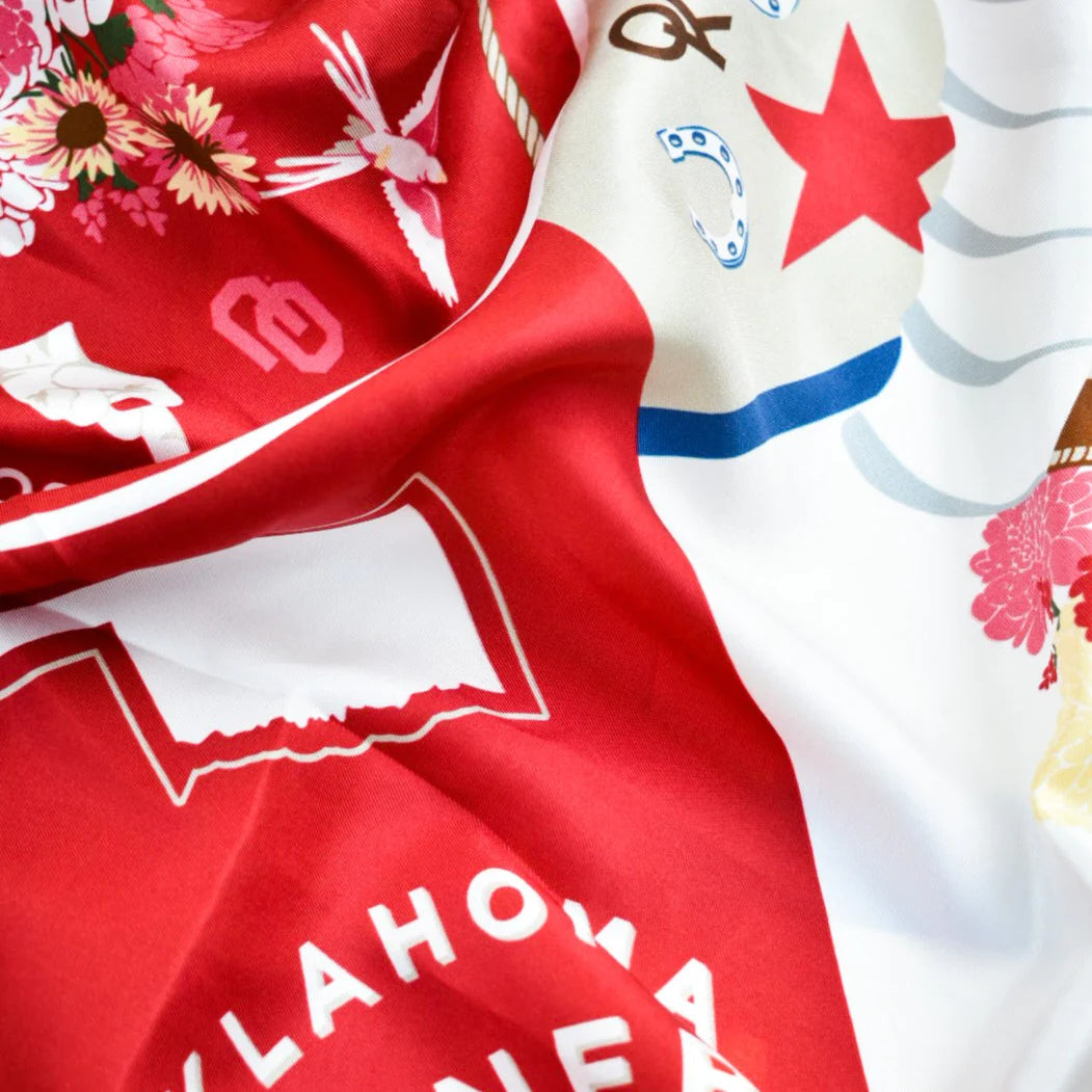 Saturday Silks - Oklahoma Sooners Saturday Scarf™