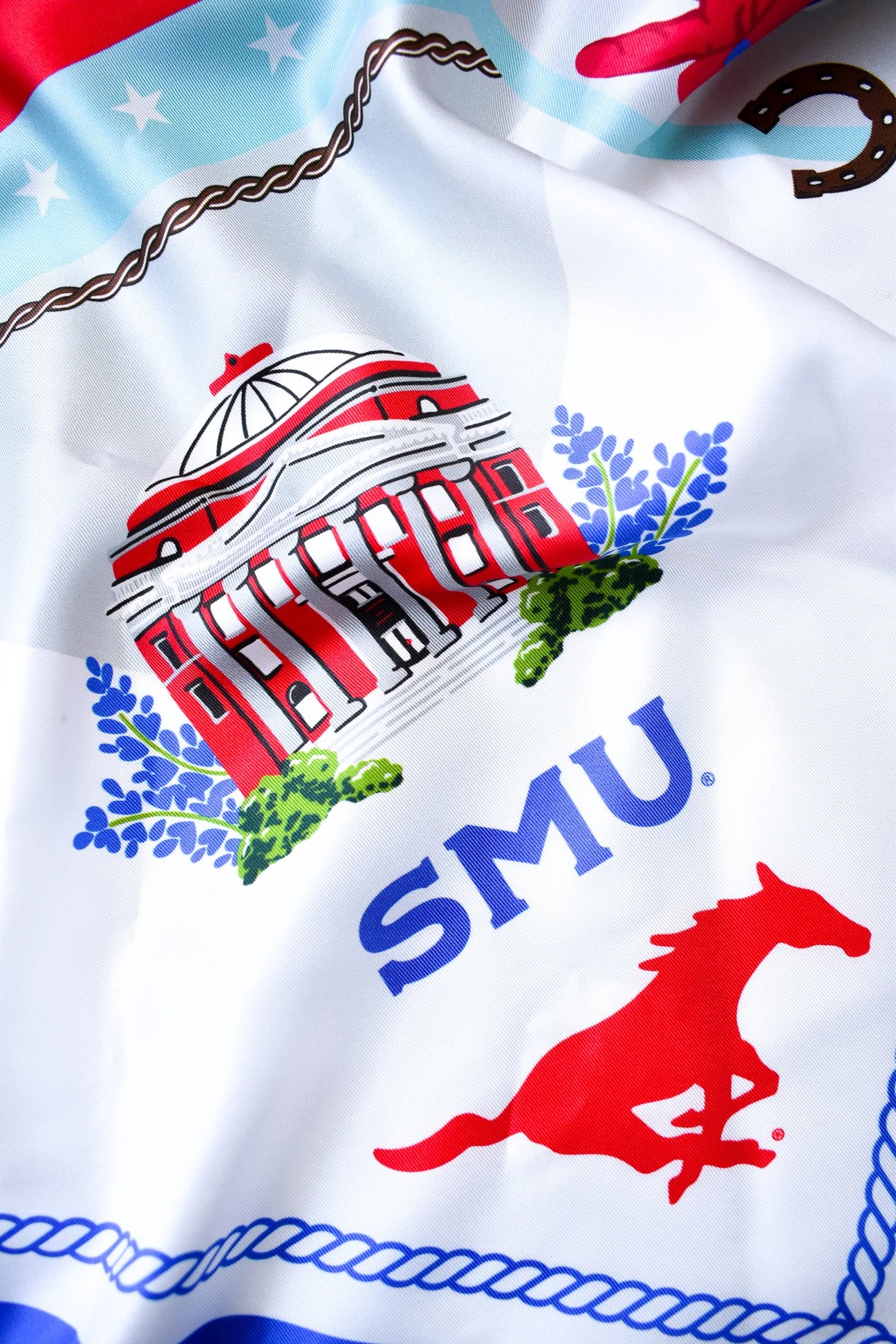 Saturday Silks - SMU Mustangs Saturday Scarf™ - Spinout