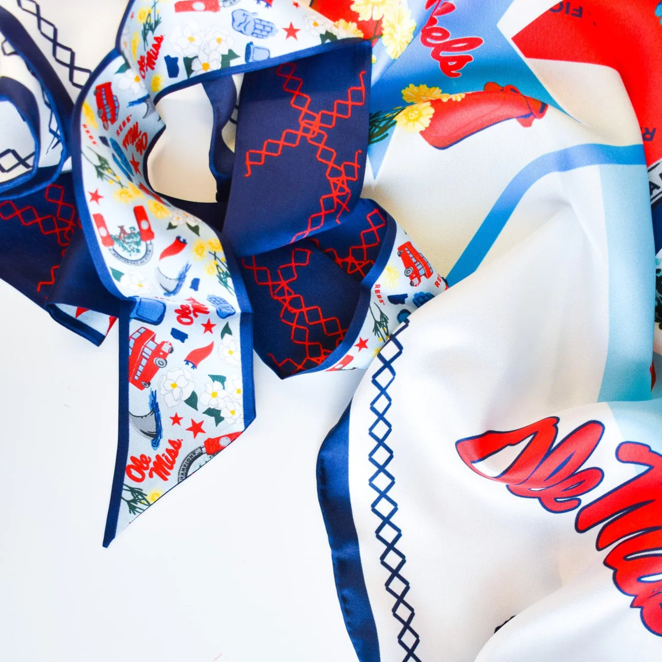 Saturday Silks - Ole Miss Rebels Saturday Scarf™