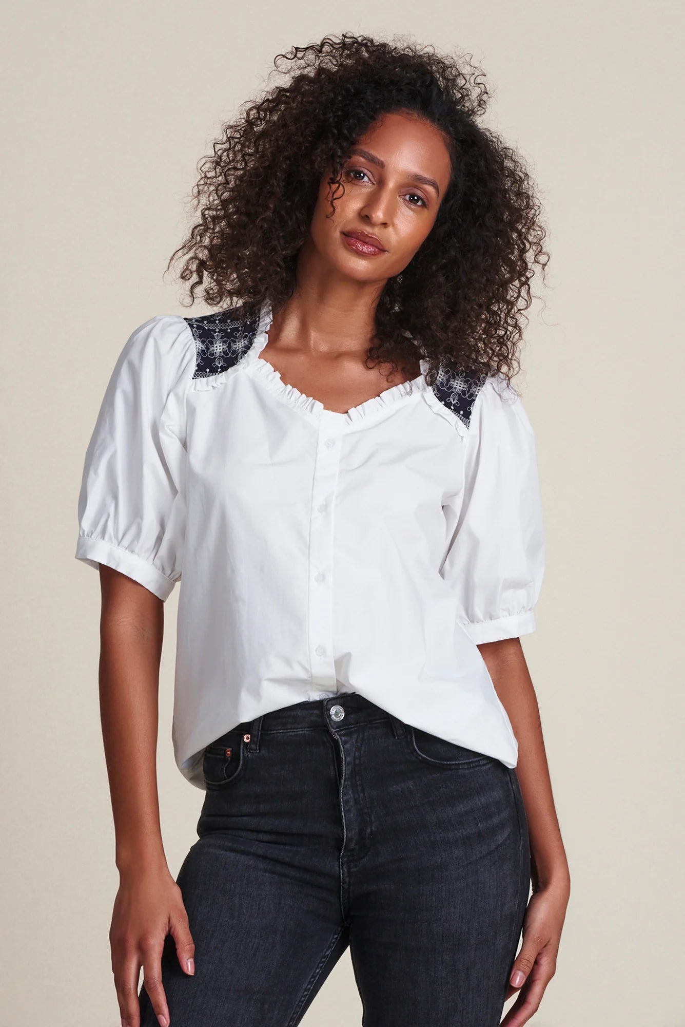 The Shirt - Vanessa Top - White