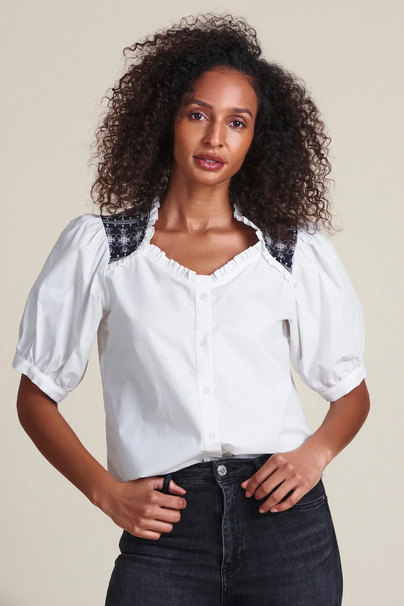 The Shirt - Vanessa Top - White