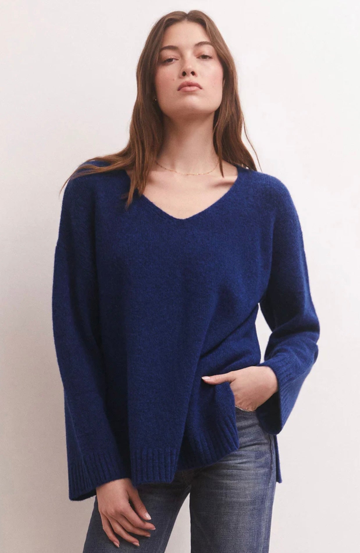 Z SUPPLY - Modern Sweater - Space Blue