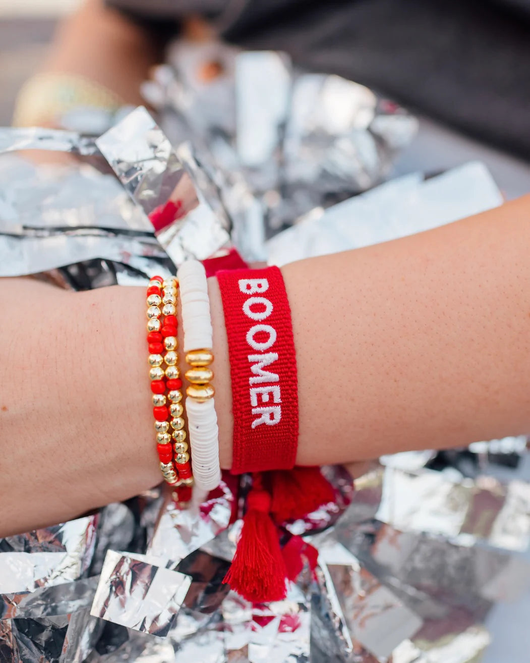 Boomer Bracelet in Crimson