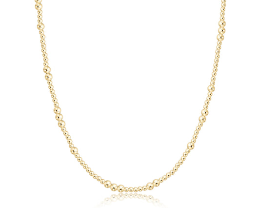 Choker Beaded - Hope Unwritten Gold 3mm