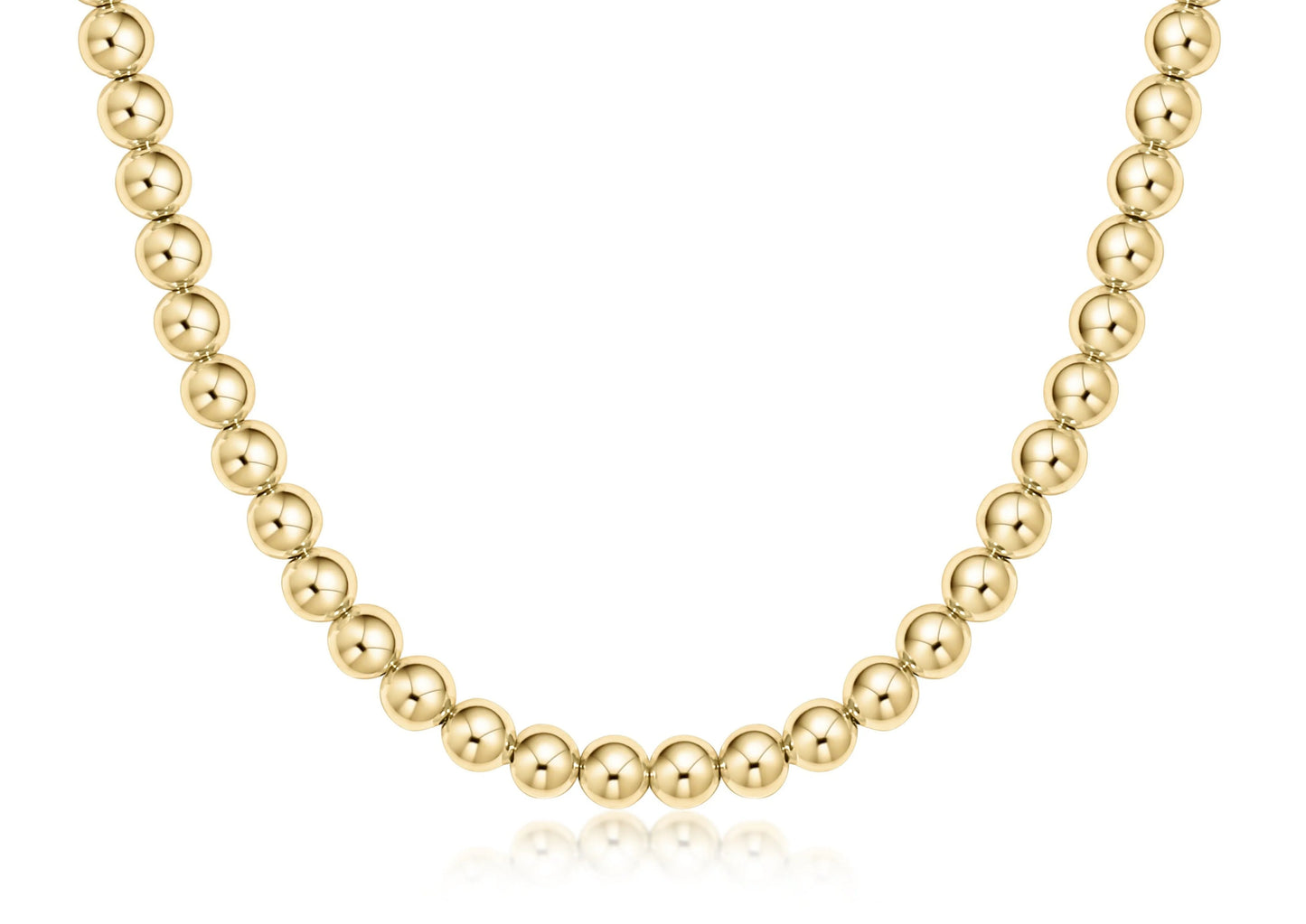 eNewton - Choker Classic Gold 6mm Bead