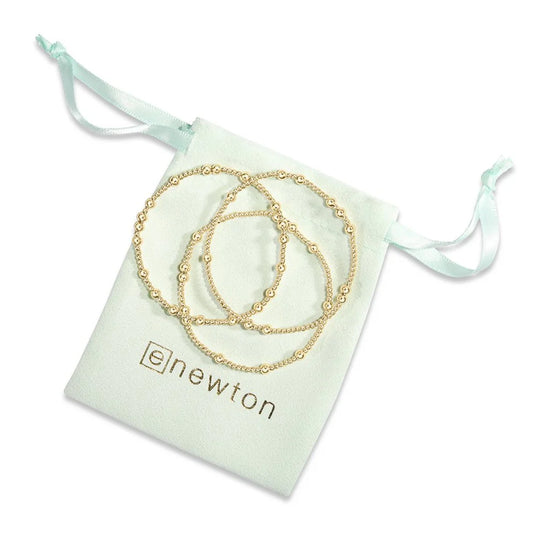 Hope Unwritten 4mm Bead Bracelet - Gold