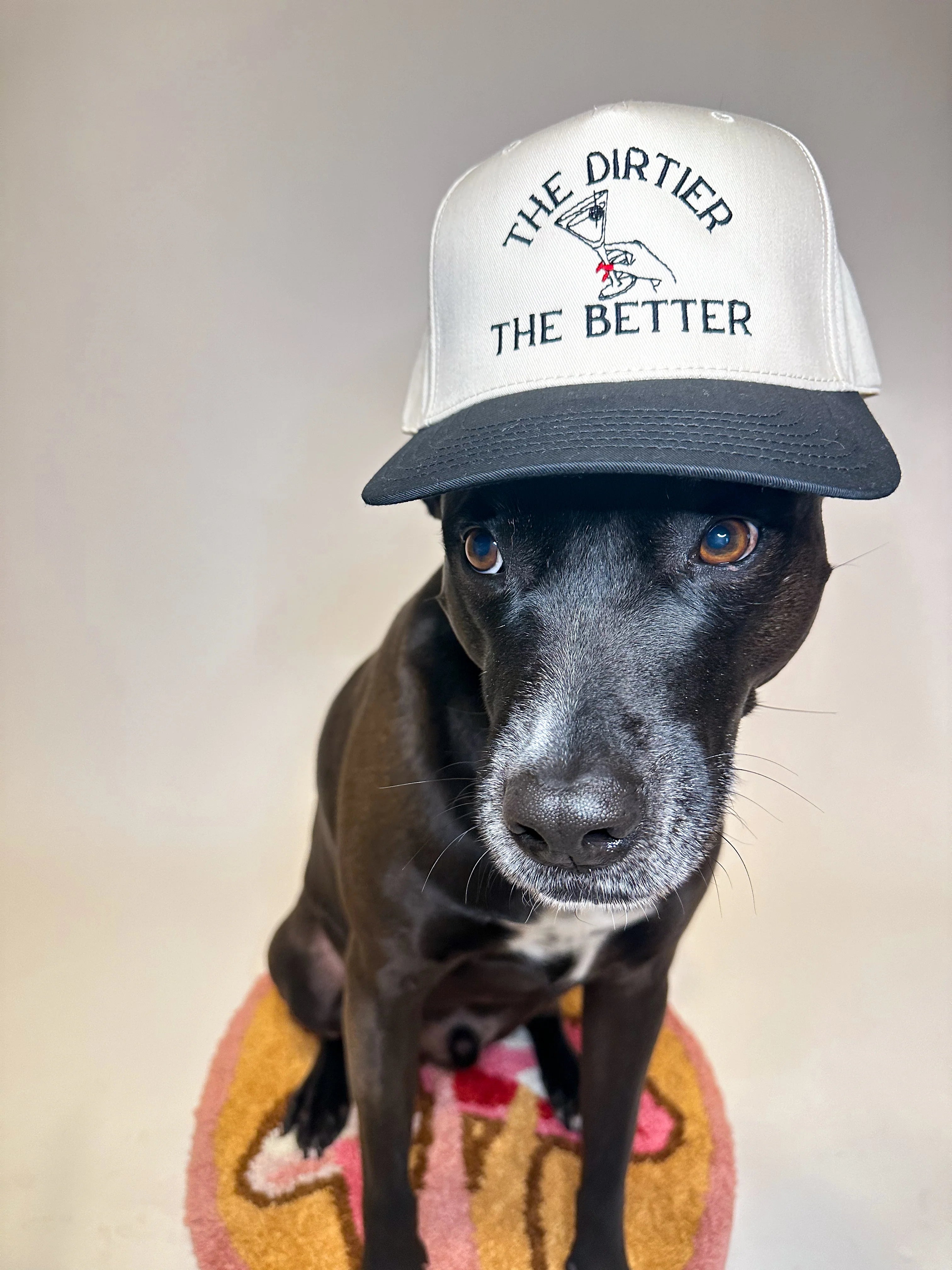The Dirtier The Better Trucker Hat - Black/Natural