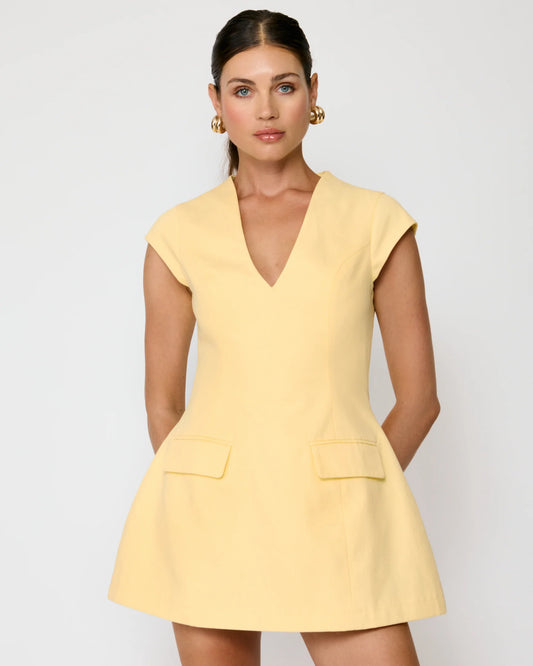 Eleodra Mini Dress - Yellow
