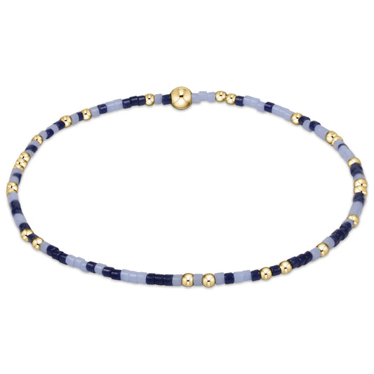 Gameday Hope Unwritten Bracelet - Light Blue-Matte Navy
