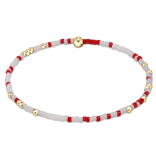 eGirl - Gameday Hope Unwritten Bracelet - Bright Red-White