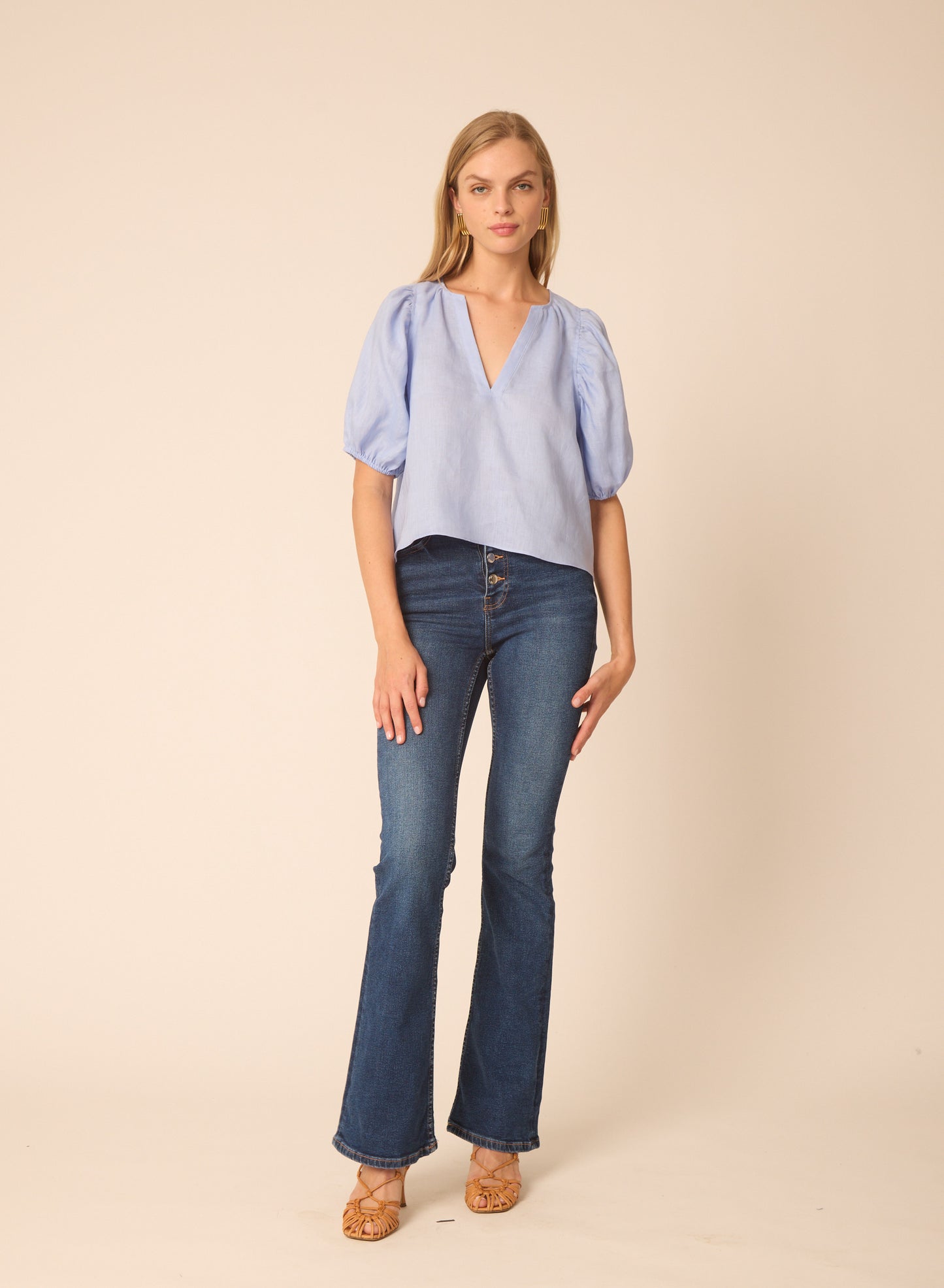 Callie Blouse - Periwinkle