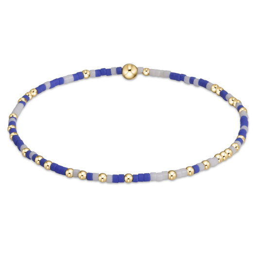 eGirl - Gameday Hope Unwritten Bracelet - Blue-White