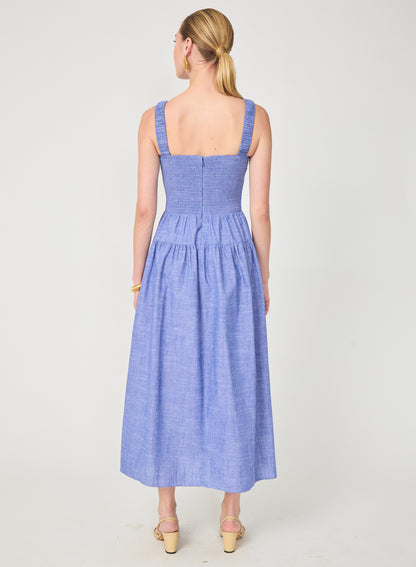 Julien Dress - Cadet Blue Chambray