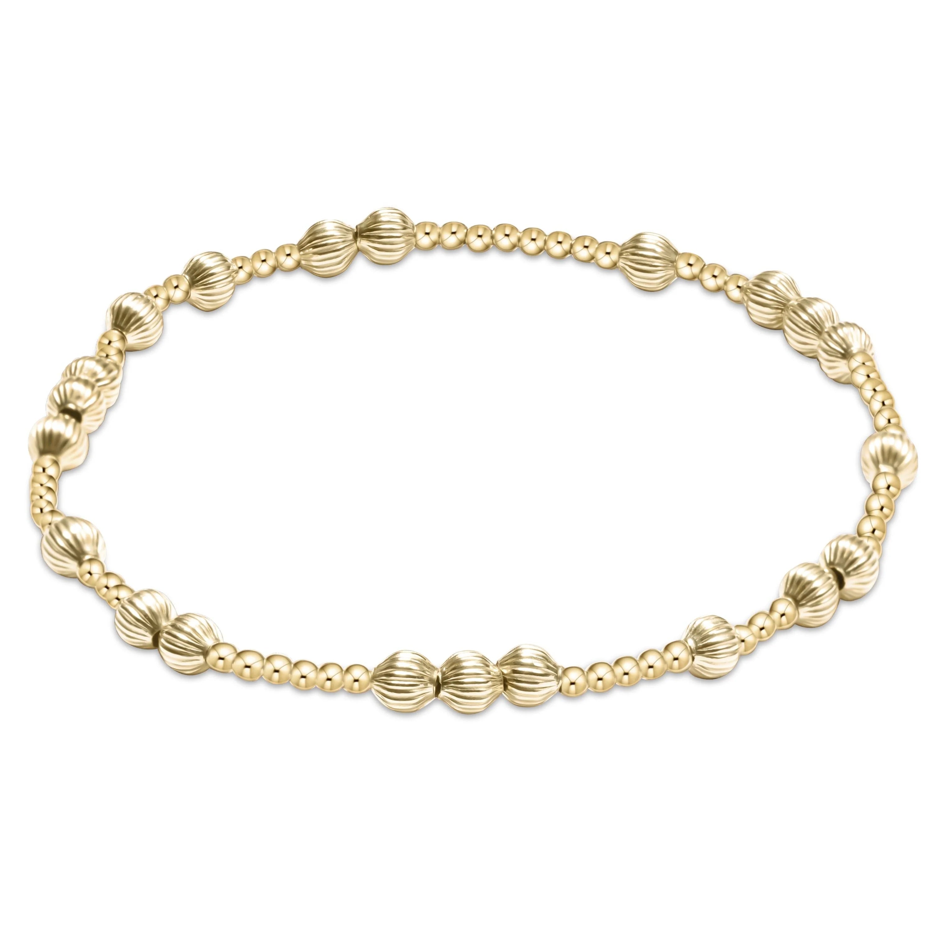 Hope Unwritten Dignity Gold 4mm Bracelet