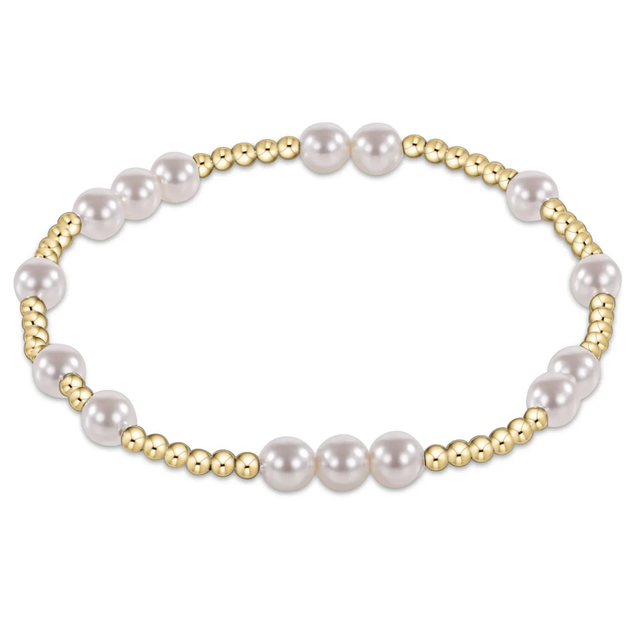 Hope Unwritten 5mm Bead Bracelet - Pearl - Spinout