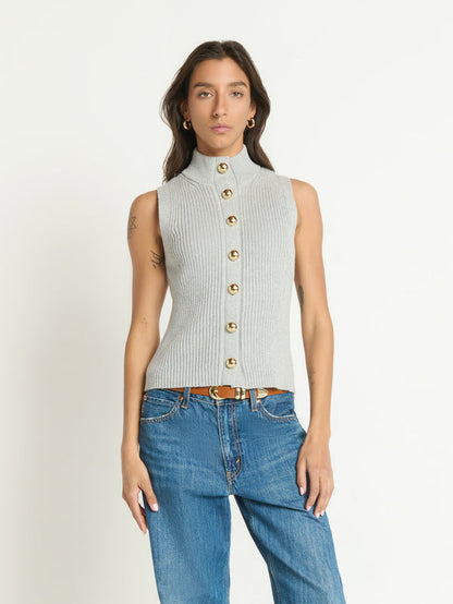 Ira Sweater Vest - Heather Grey