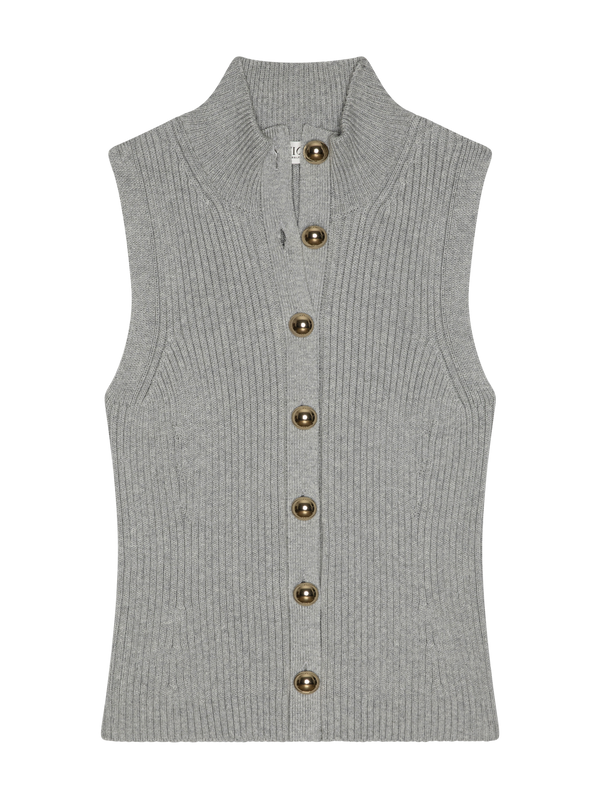 Ira Sweater Vest - Heather Grey