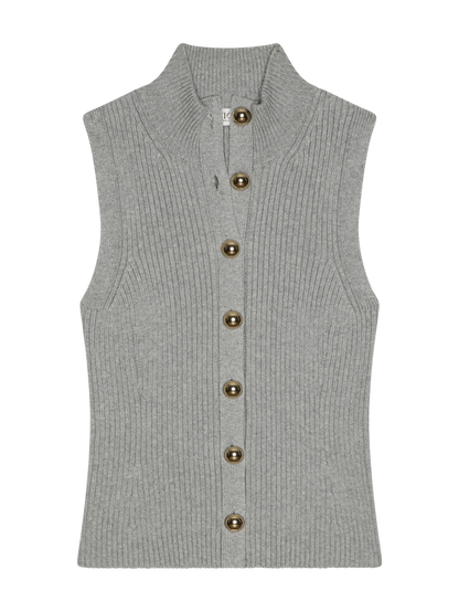 Ira Sweater Vest - Heather Grey