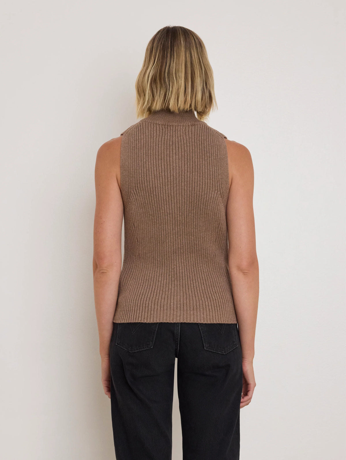 Ira Sweater Vest - Biscotti