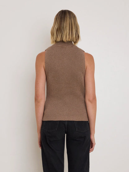 Ira Sweater Vest - Biscotti