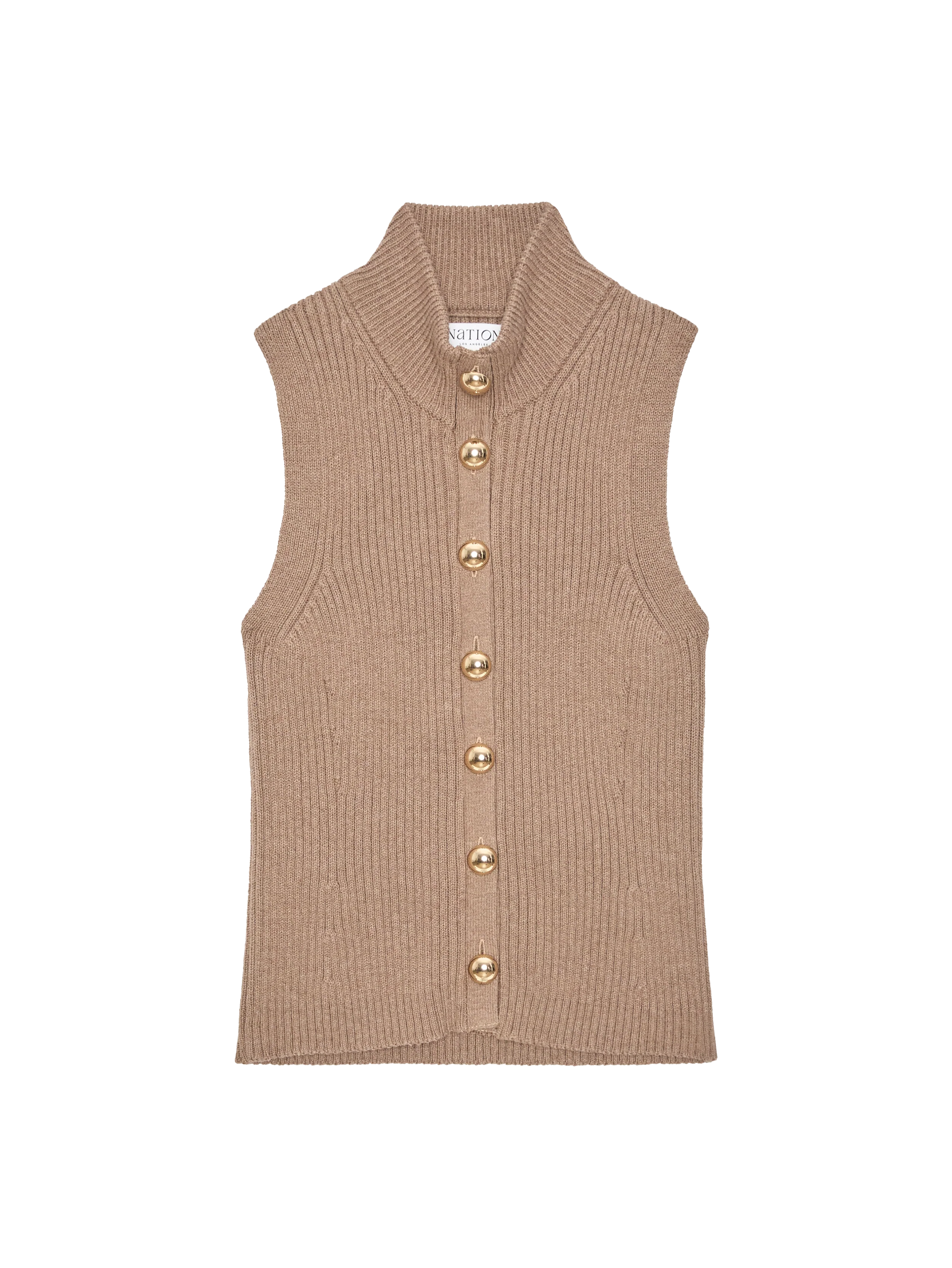 Ira Sweater Vest - Biscotti