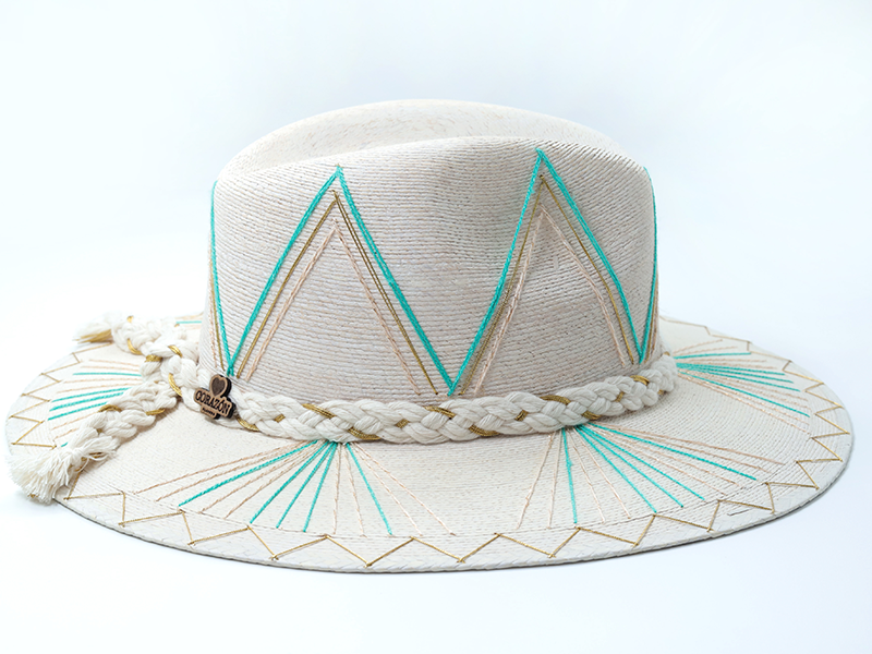 Corazón Playero - Women's Isabella Hat - Aquamarine