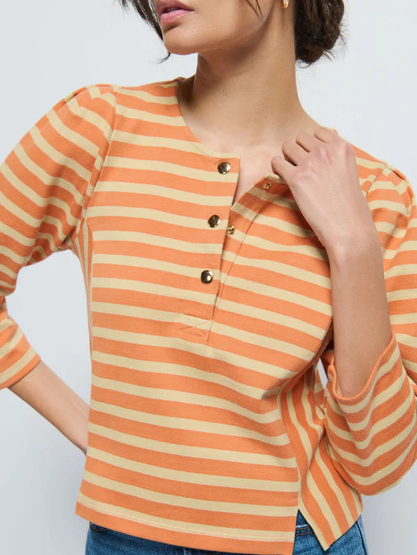 NATION LTD - Janney Henley - Caramel Prato Stripe