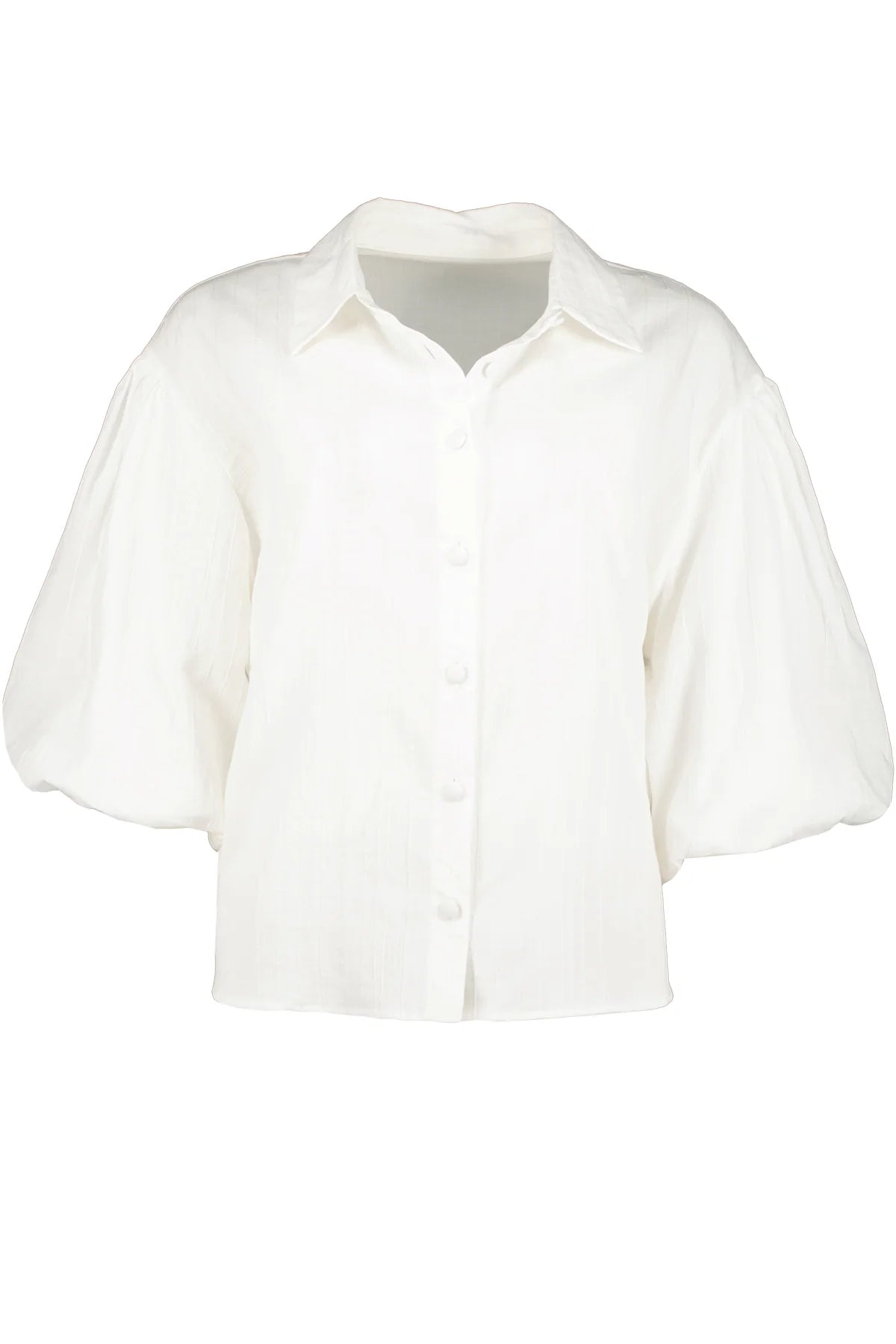 bishop + young - Tyra Puff Sleeve Top - Porcelain