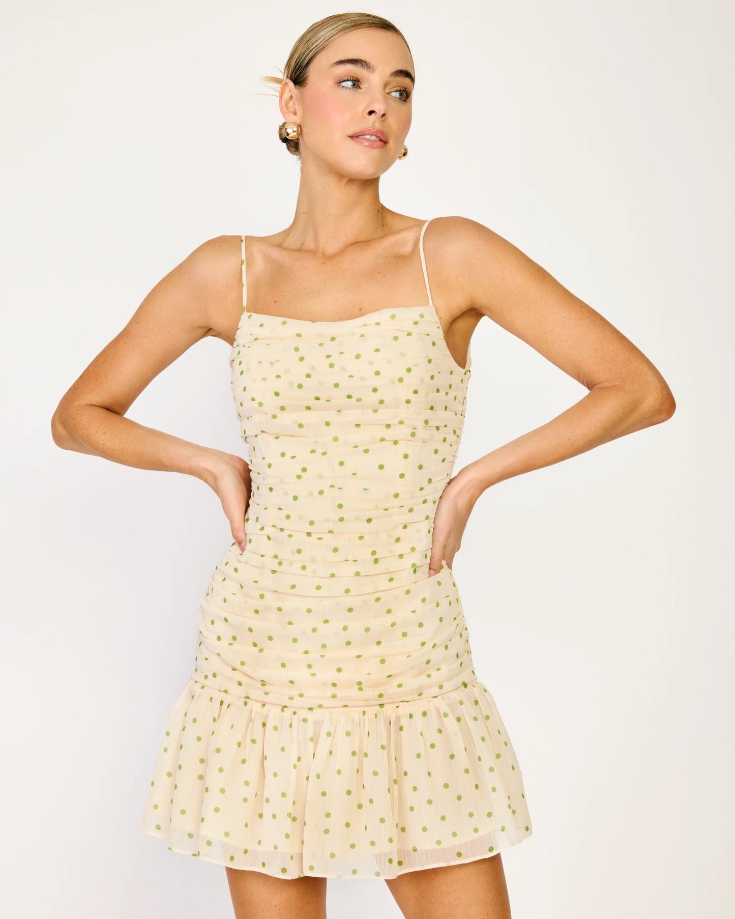 Lilou Mini Dress - Cream Multi