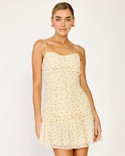 Lilou Mini Dress - Cream Multi