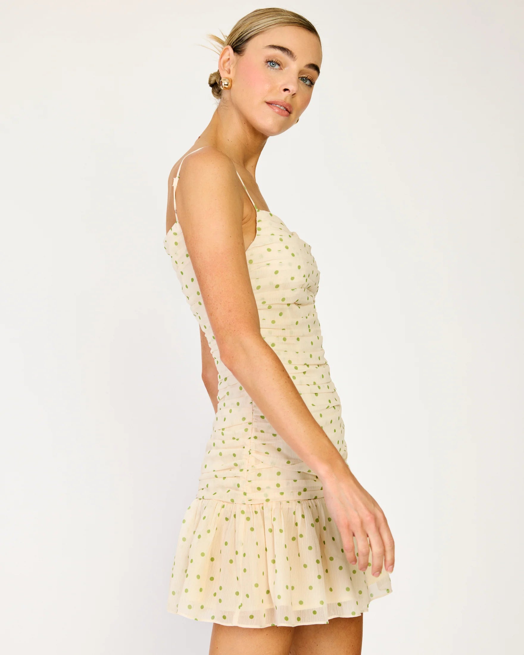 Lilou Mini Dress - Cream Multi