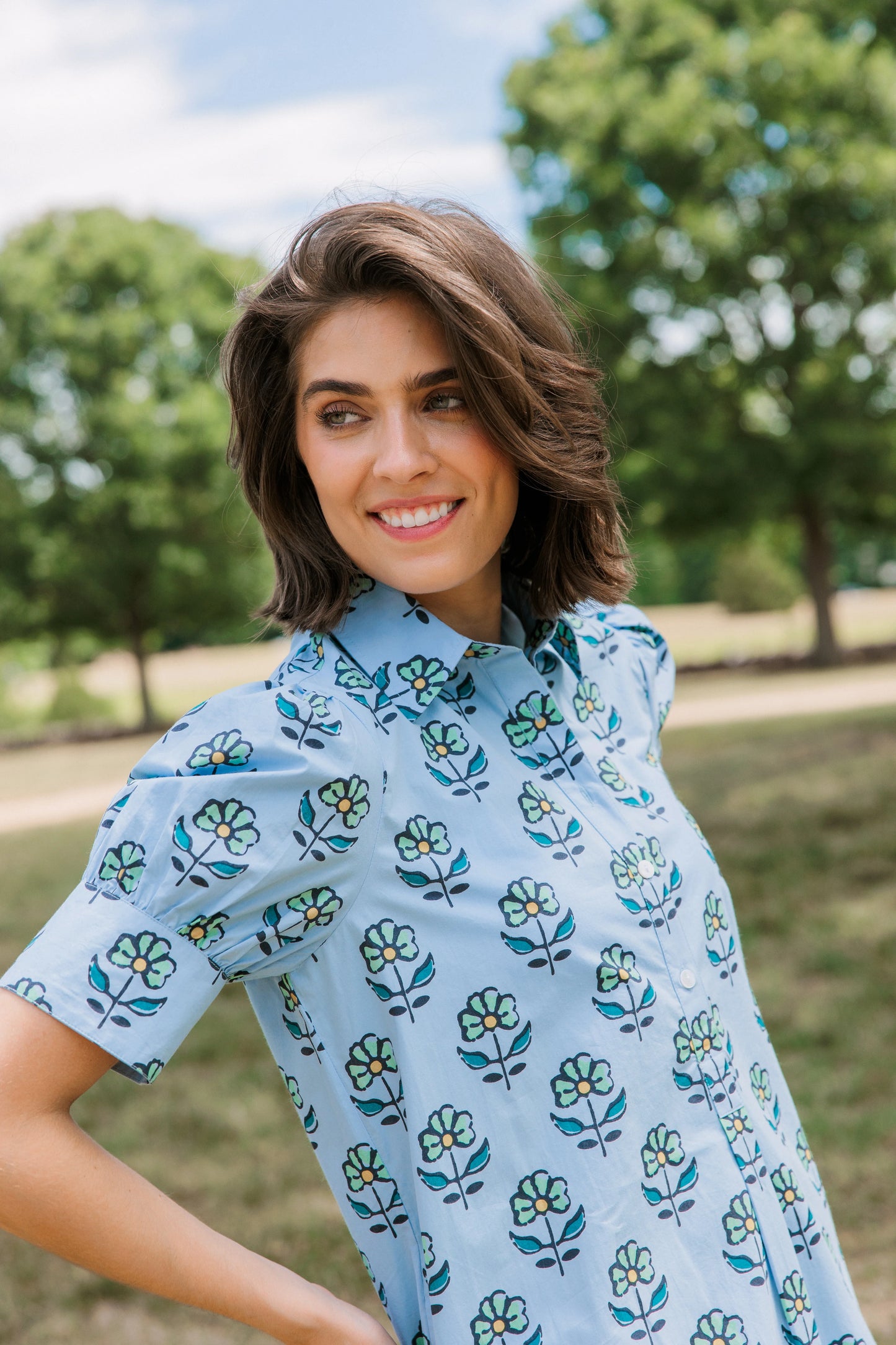 Liv Dress - Orchid Sprigs