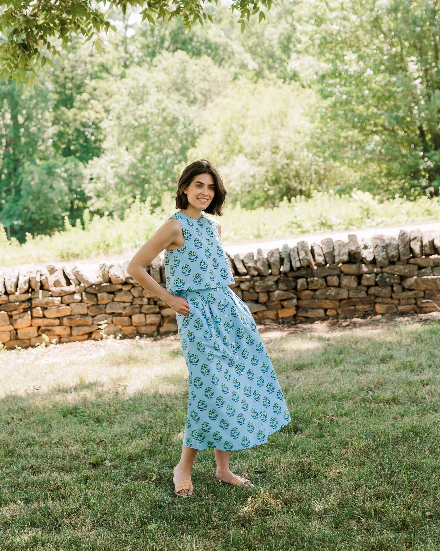 Scout Skirt - Orchid Sprigs