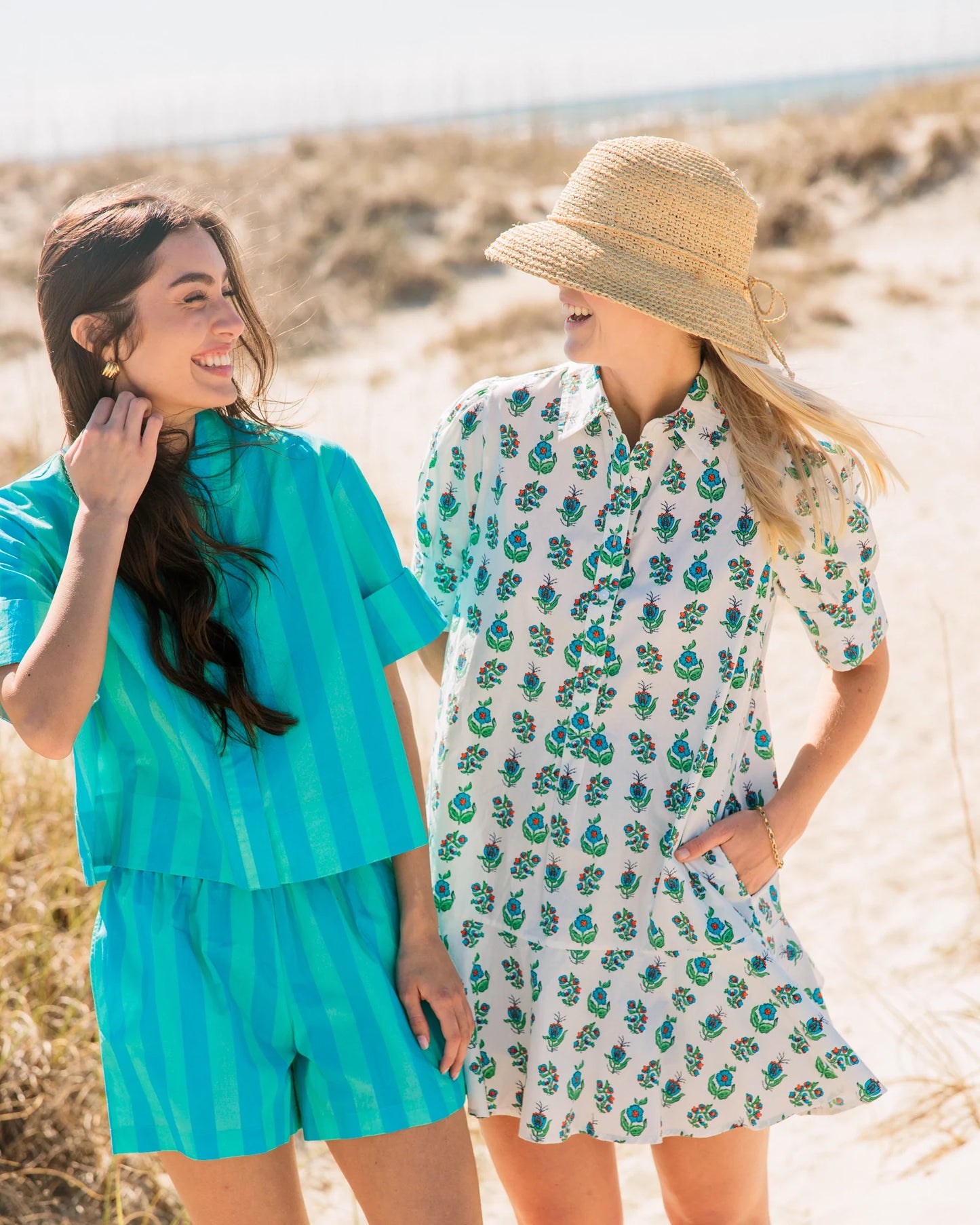 Liv Dress - Beach Sprigs