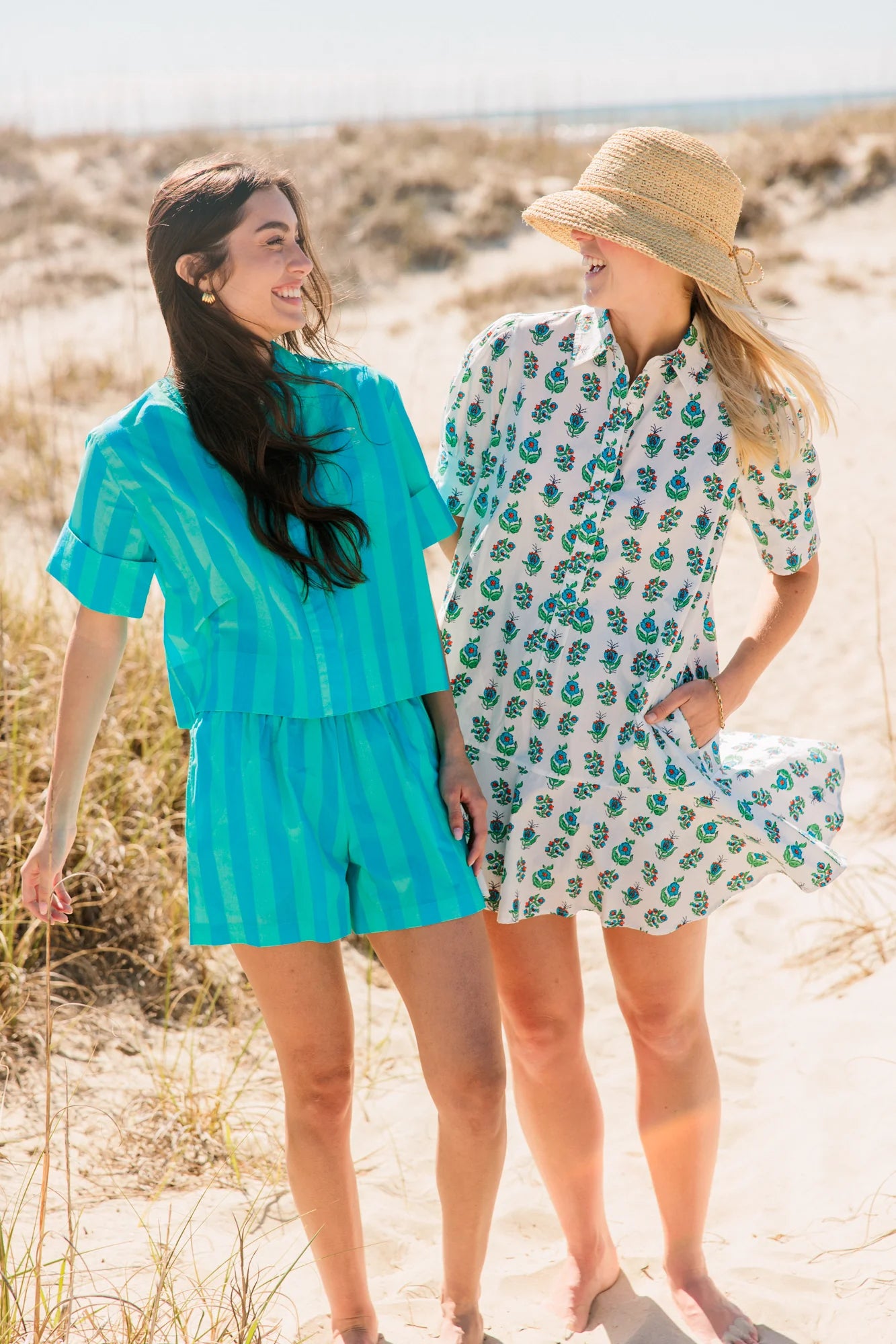 Liv Dress - Beach Sprigs