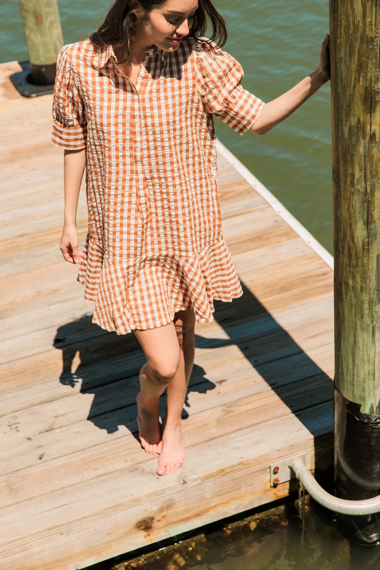 Liv Dress - Field Check