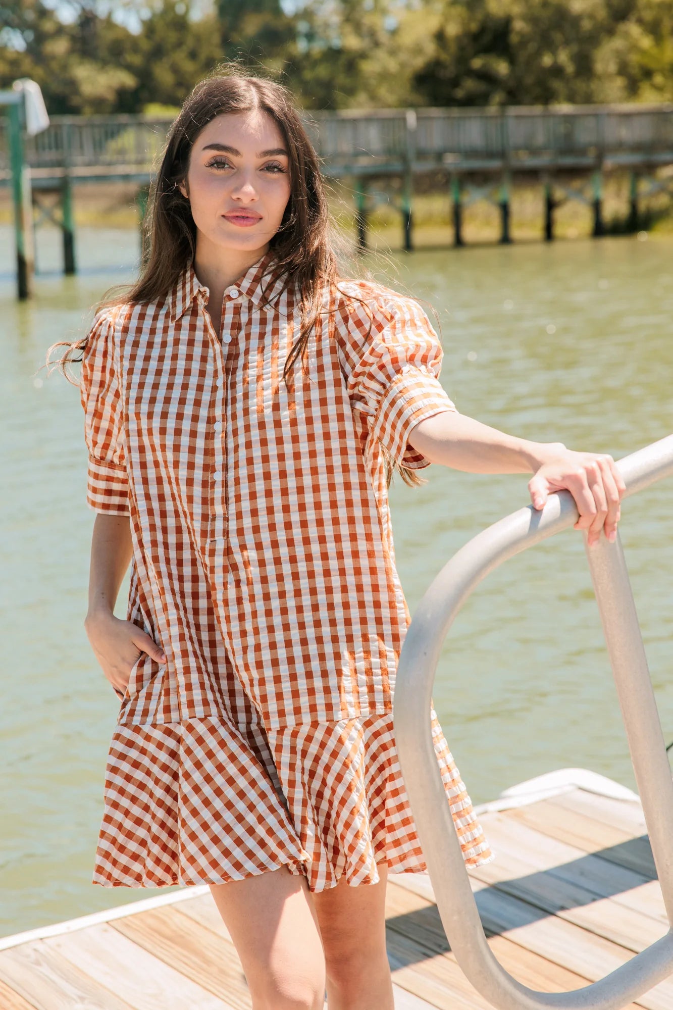 Liv Dress - Field Check