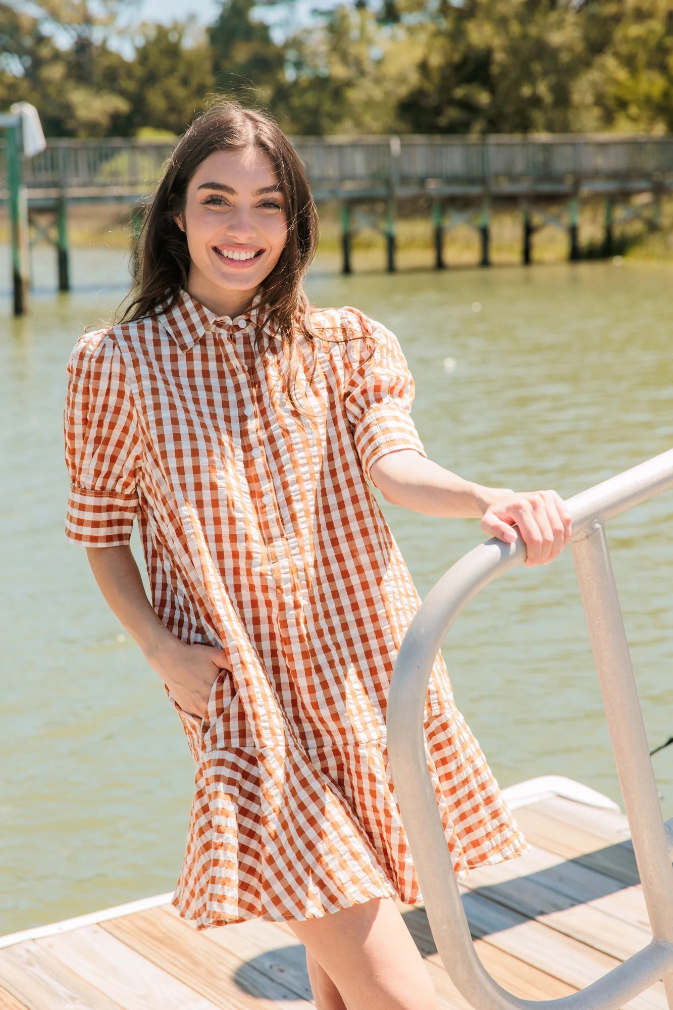 Liv Dress - Field Check