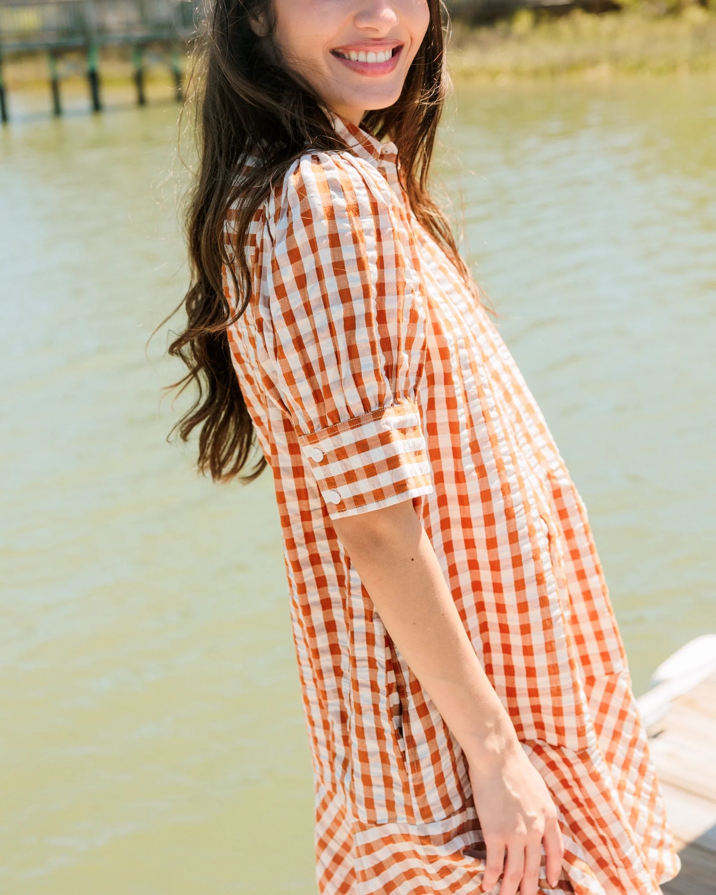 Liv Dress - Field Check