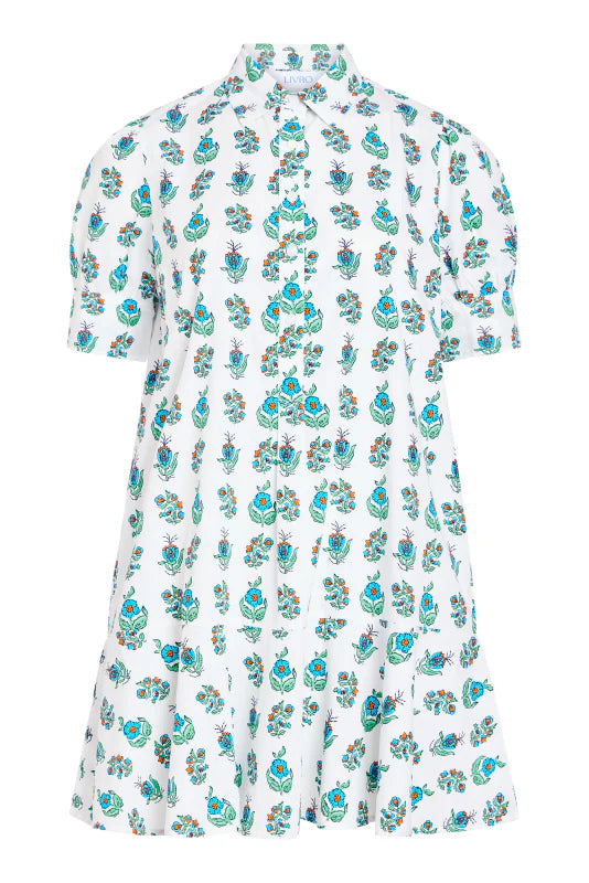 Liv Dress - Beach Sprigs