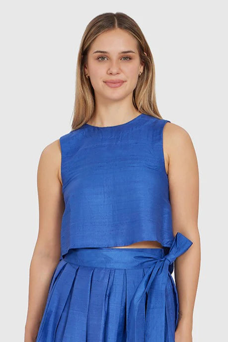 Crop Top - Cobalt